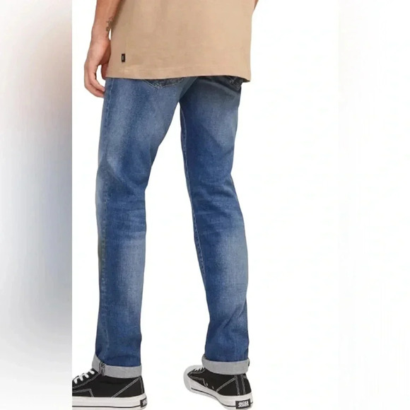 Jack Jones Slim fit blue wash denim jeans Sz 32 - Picture 15 of 15